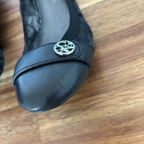 Coach Chelsey Ballet Flats shoes Leather Cap Round Toe size 6.5 - Picture 3 of 13